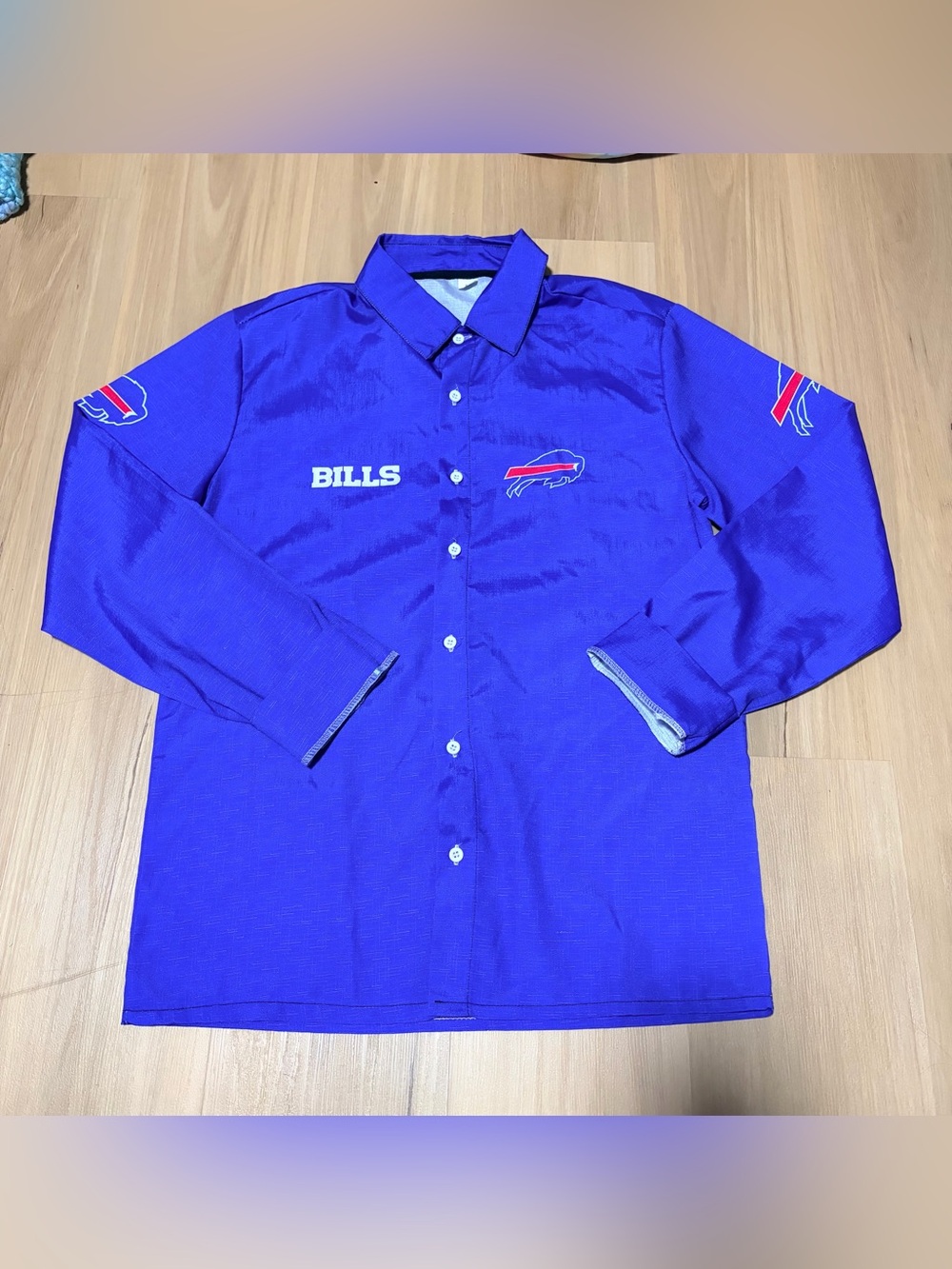 Women’s Buffalo Bills Royal Blue Button-Down Shirt